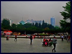 Martyr's Park and Yuexiu skyline.